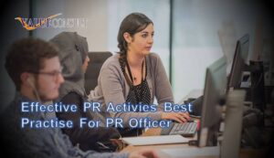 Effective PR Activities Best Practise for PR Officer