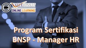 Online Training : PROGRAM SERTIFIKASI BNSP MANAGER HR