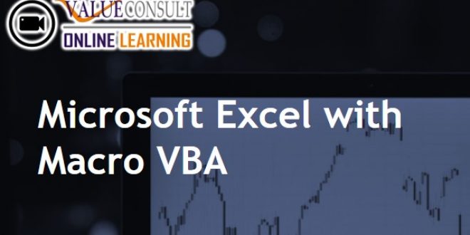 Online Training : Microsoft Excel with Macro VBA