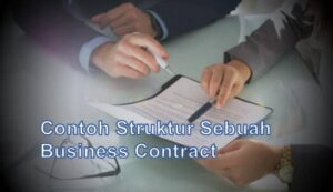 Contoh Struktur Sebuah Business Contract