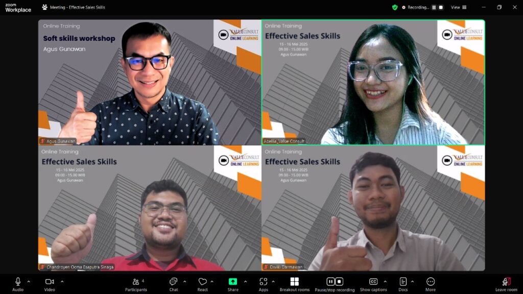 Effective Sales Skills 15-16 Mei 2025