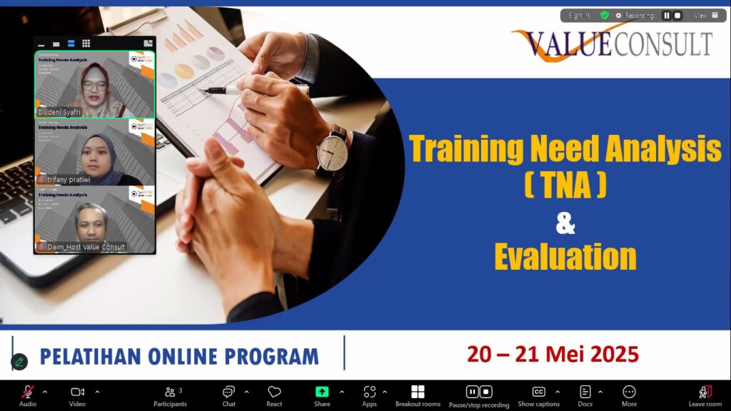 Training Needs Analisys & Evaluation 20-21 Mei 2025