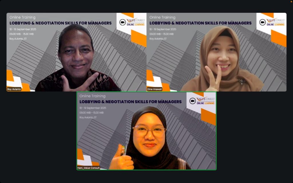 Lobbying & Negotiation Skills For Managers 18-19 September 2025