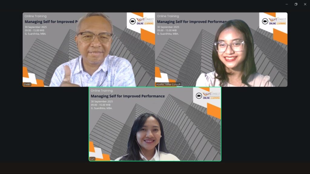 Managing Self for Improved Performance 30 September 2025