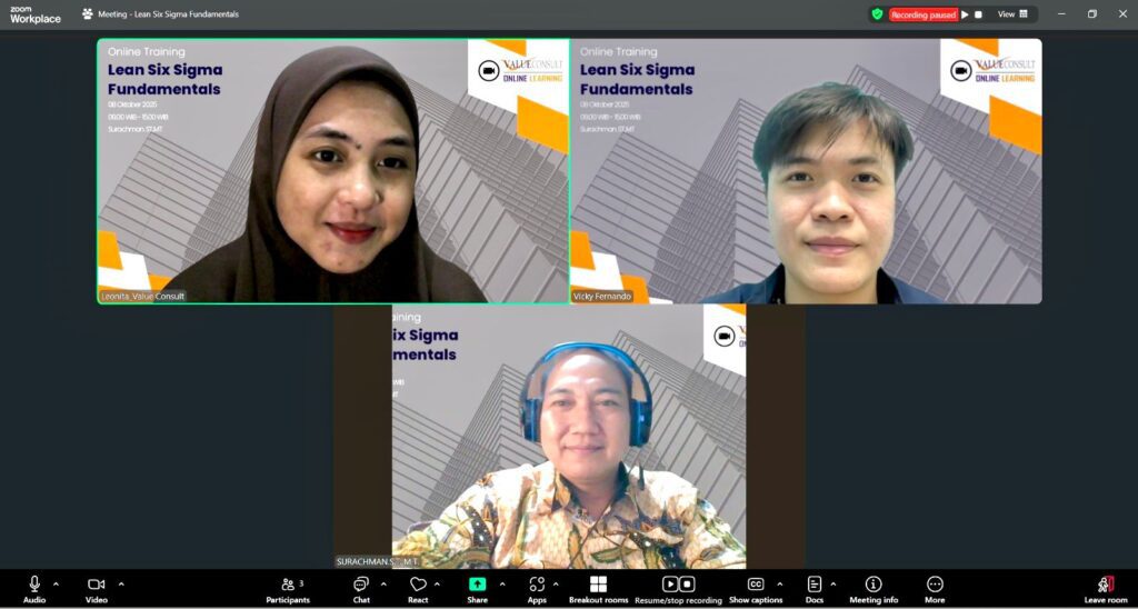 Lean Six Sigma Fundamentals 8 Oktober 2025