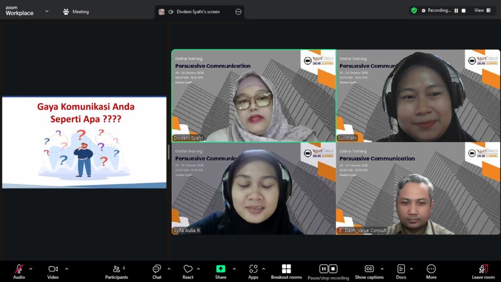 Persuasive Communication 23-24 Oktober 2025
