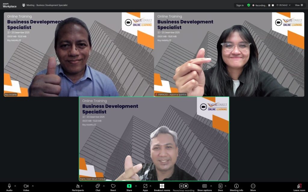 Business Development Specialist 22-23 Desember 2025