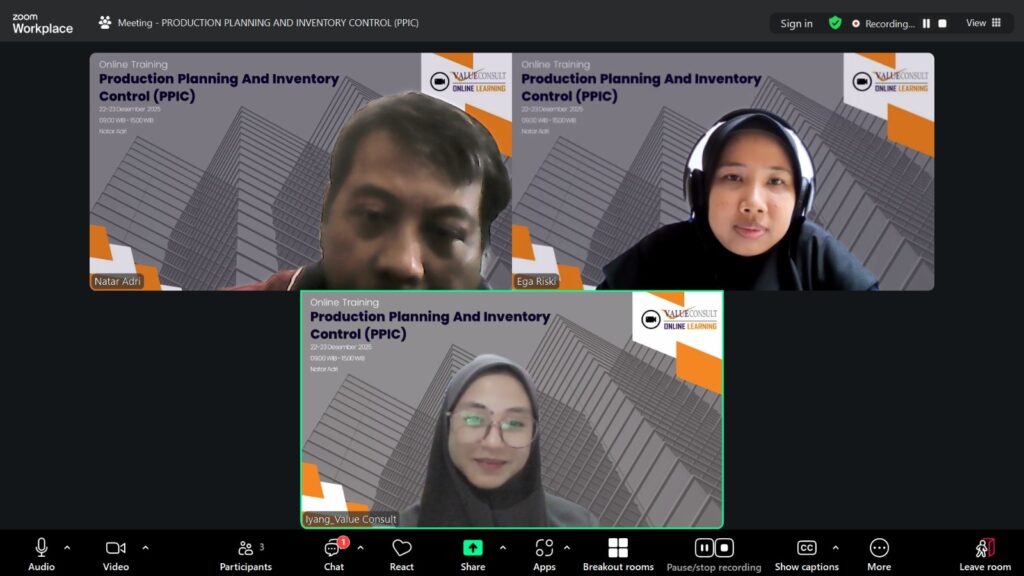 PRODUCTION PLANNING AND INVENTORY CONTROL (PPIC) 22-23 Desember 2025