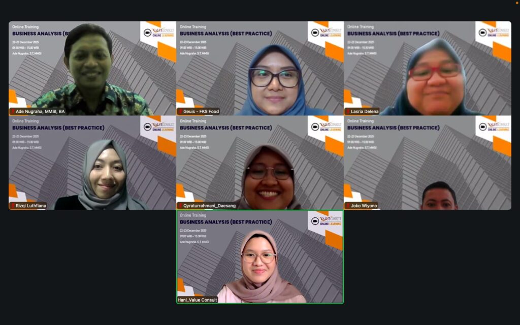 Business Analysis (Best Practice) 22 - 23 Desember 2025