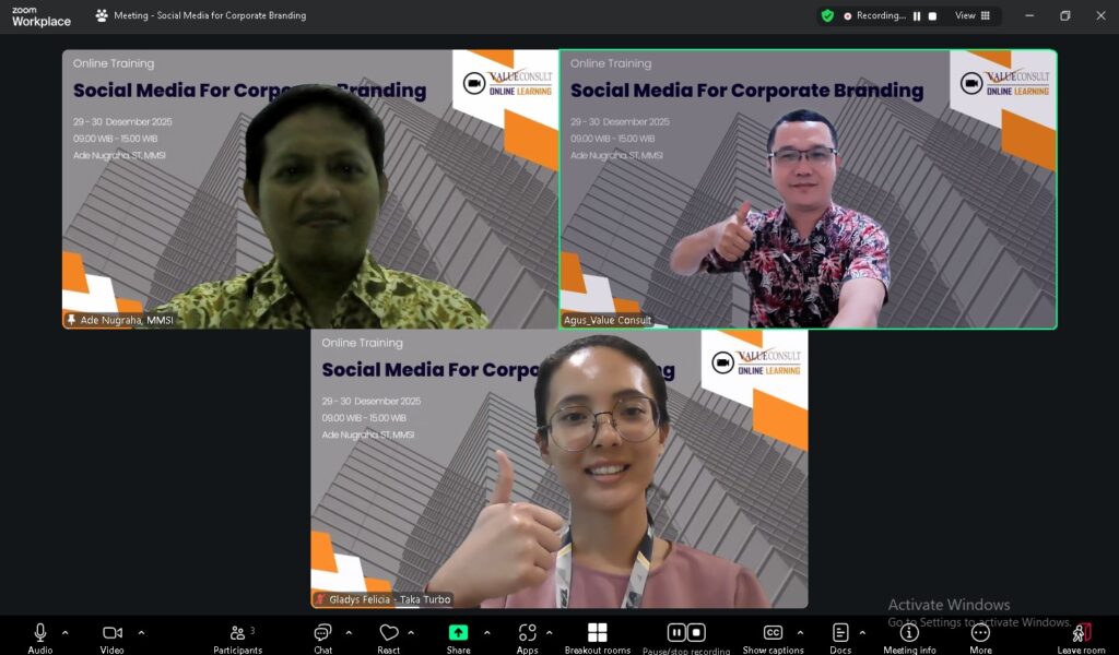 Social Media For Corporate Branding 29-30 Desember 2025