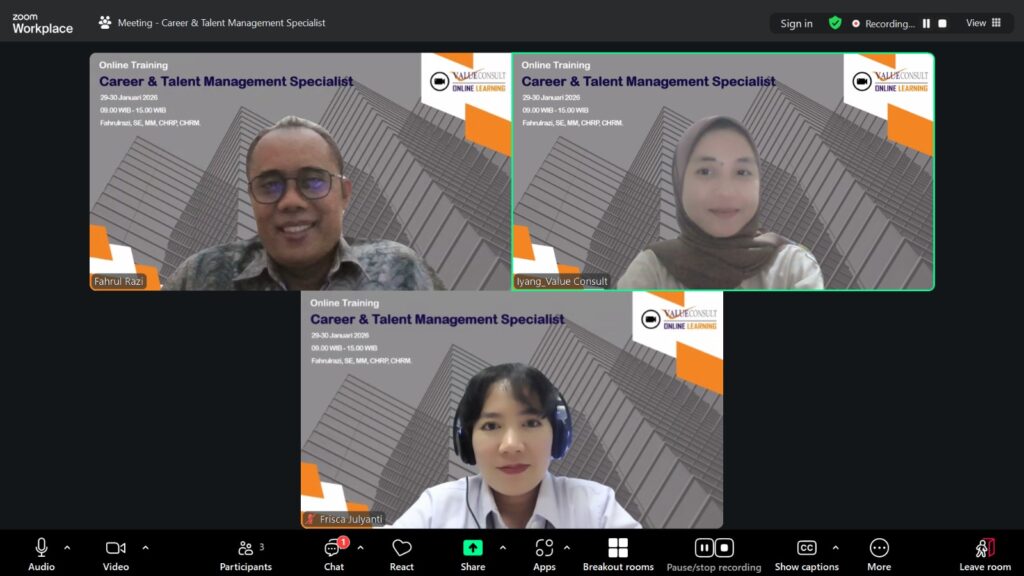 Career & Talent Management Specialist 29-30 Januari 2026