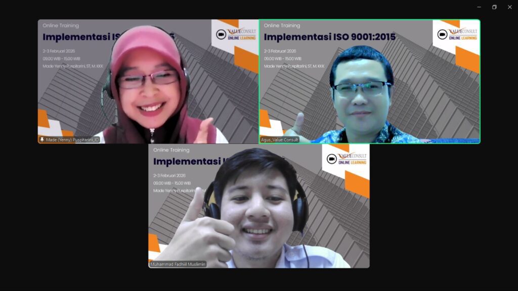 Implementasi ISO 9001:2015 2-3 February 2026