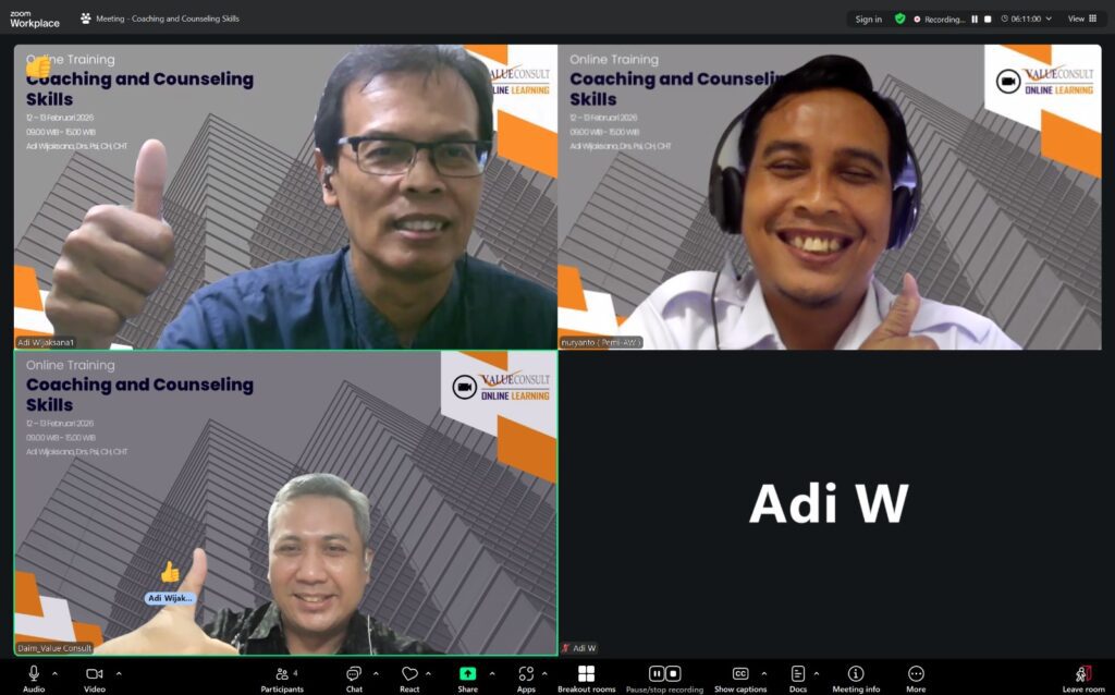 Coaching and Counseling Skills 12 - 13 Februari 2026