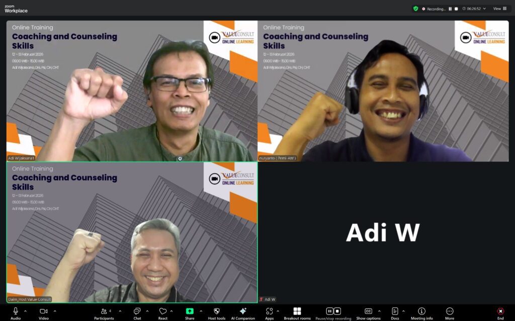 Coaching and Counseling Skills 12 - 13 Februari 2026