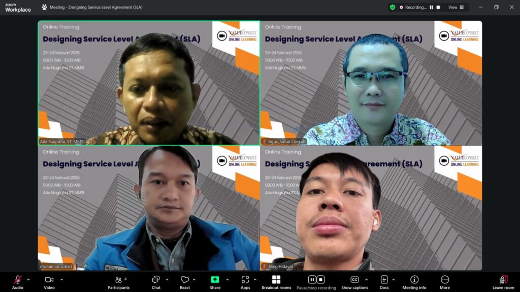 Designing Service Level Agreement (SLA) 23-24 Februari 2026