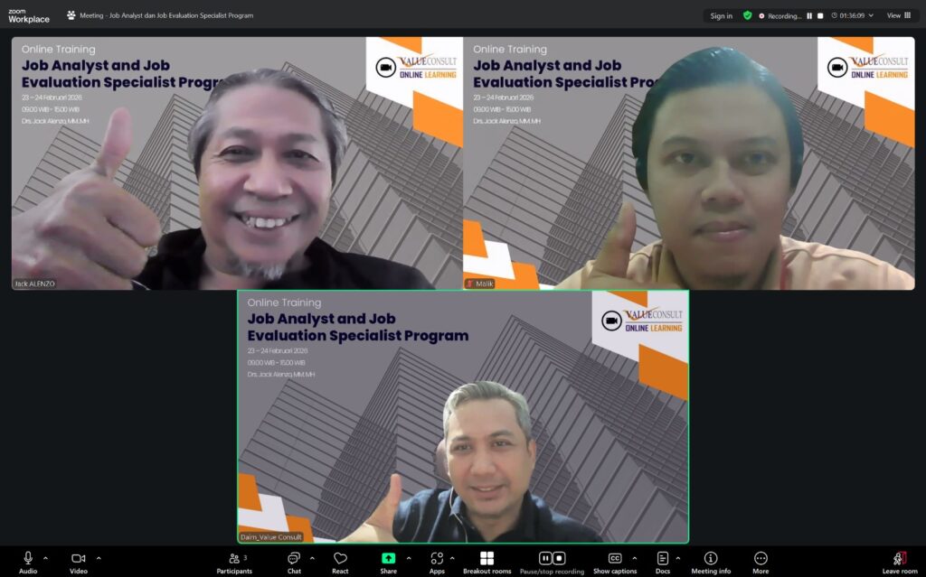 Job Analyst and Job Evaluation Specialist Program 23 - 24 Februari 2026