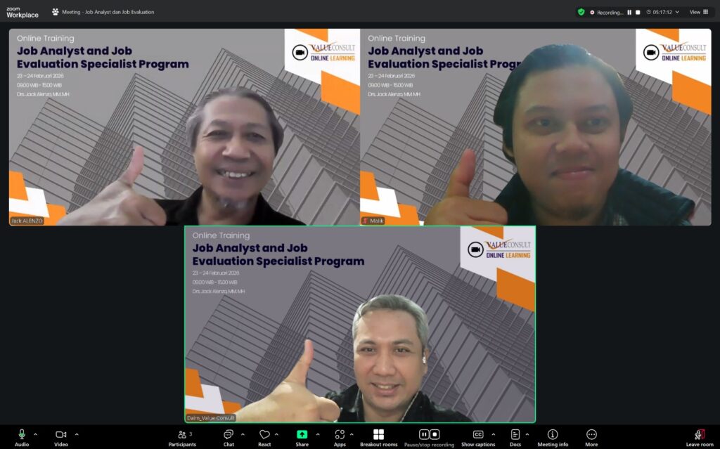 Job Analyst and Job Evaluation Specialist Program 23 - 24 Februari 2026