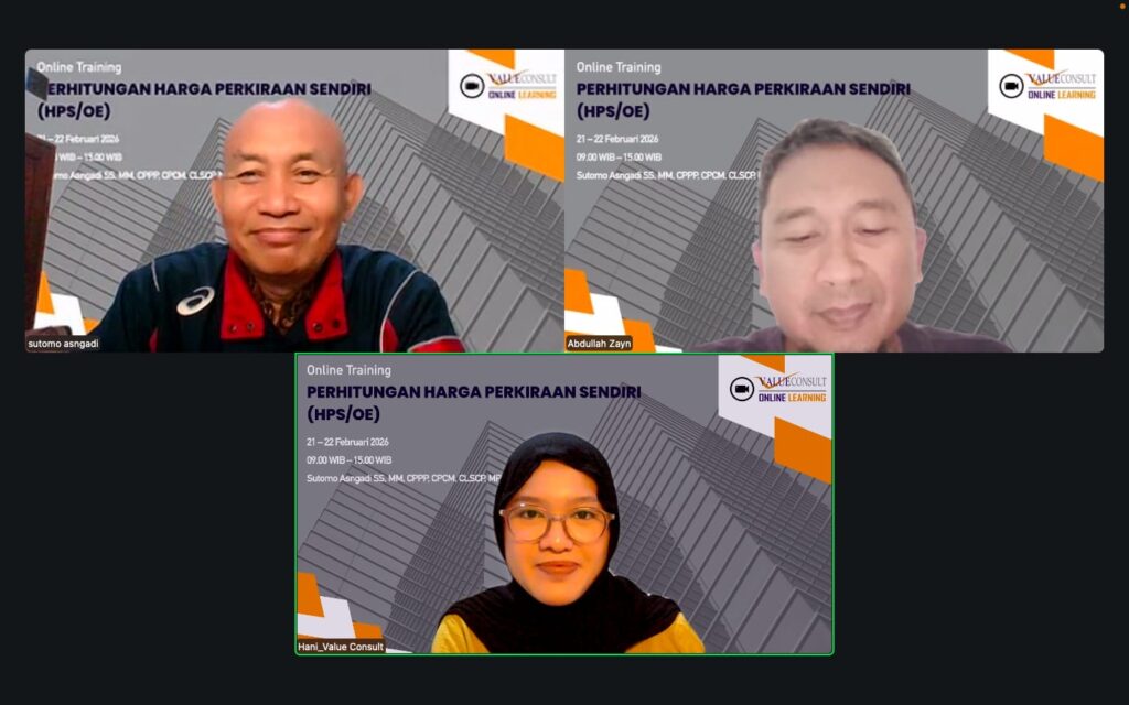 Perhitungan Harga Perkiraan Sendiri (HPS/ OE) 21 - 22 Februari 2026