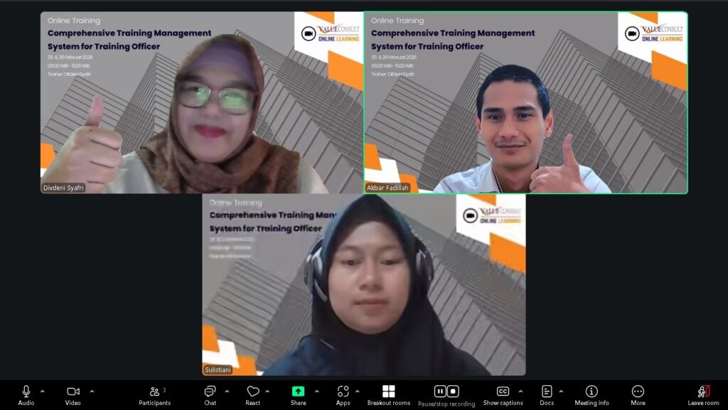 Comprehensive Training Management System for Training Officer 25 - 26 Februari 2026