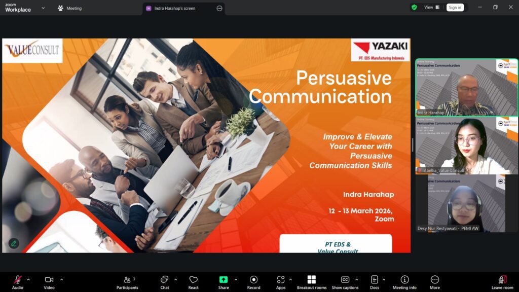 Persuasive Communication 12-13 Maret 2026