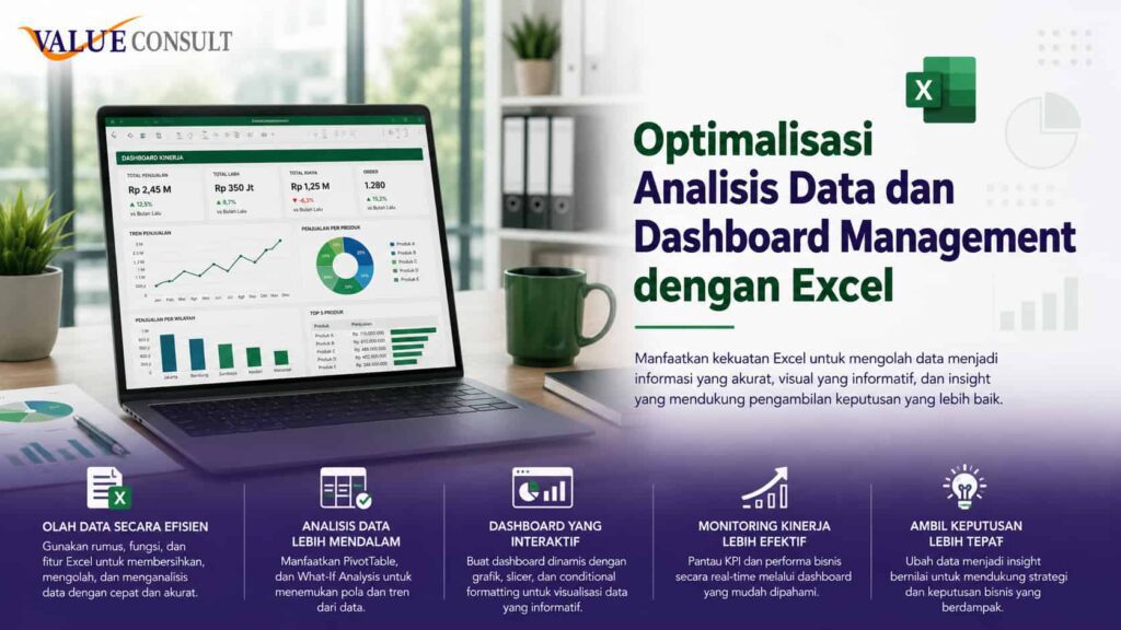 Optimalisasi Analisis Data dan Dashboard Management dengan Excel