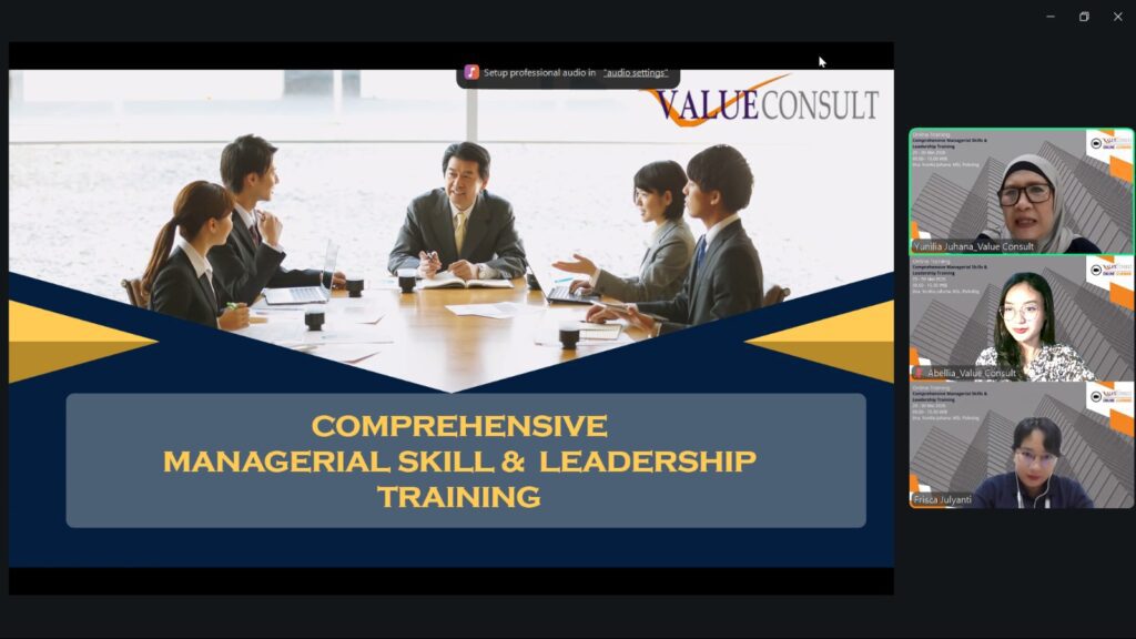 Comprehensive Managerial Skills & Leadership Training 29-30 Mei 2026