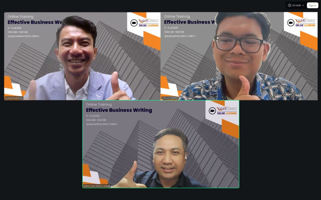 Effective Business Writing 8 - 9 Juli 2026